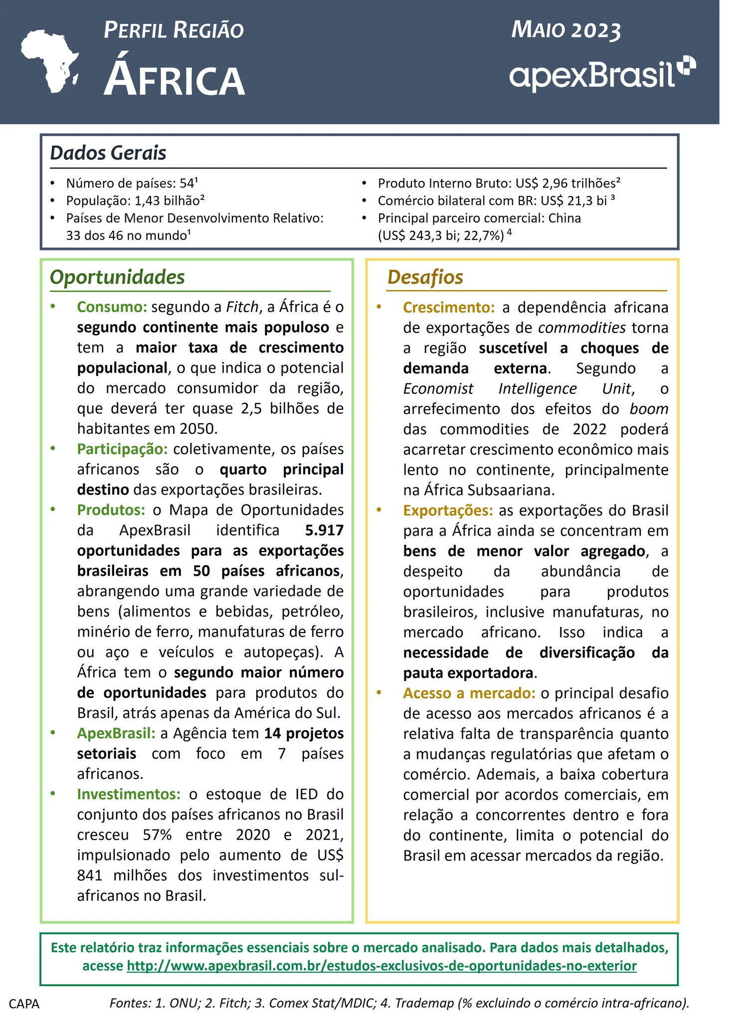 PERFIL ÁFRICA - 2023